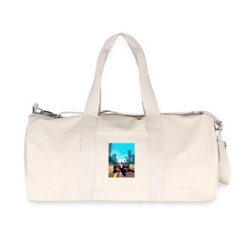 Sao Paulo Circuit Motorsport Race Brazil Travel - Recycled Canvas Sports Bag by Stanley/Stella - natural - Front