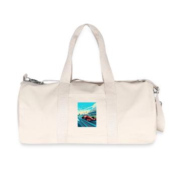 Sepang Circuit Motorsport Race Malaysia Travel WPA - Recycled Canvas Sports Bag by Stanley/Stella - natural - Front