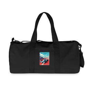 Mexique Circuit Motorsport Race Voyage Affiche WPA - Sac de sport en toile recyclée Stanley/Stella - noir - Devant