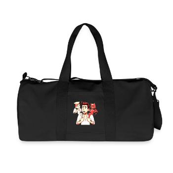 Zerrissen die Stimme des Gewissens - Recycelte Canvas-Sporttasche von Stanley/Stella - Schwarz - Vorne