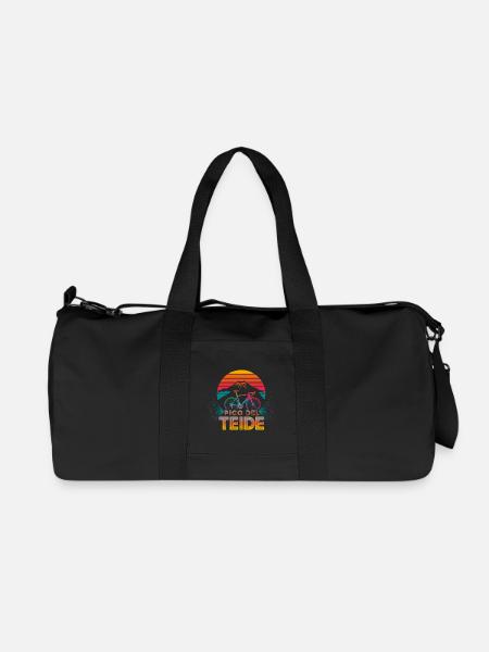 Pico del Teide Cycling Adventure - Recycled Canvas Sports Bag by Stanley/Stella - black
