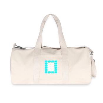 ELEPHANT - Recycled Canvas Sports Bag by Stanley/Stella - natural - Front