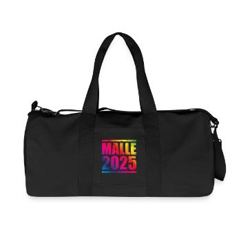 Malle 2025 Colorful Mallorca - Recycled Canvas Sports Bag by Stanley/Stella - black - Front
