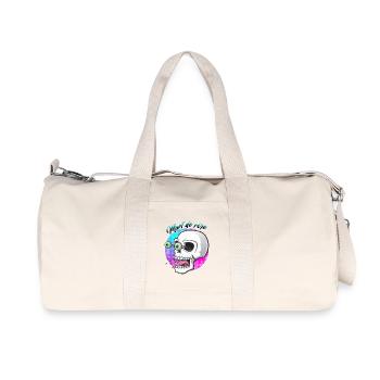 Mort de rire - Sac de sport en toile recyclée Stanley/Stella - blanc naturel - Devant