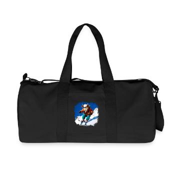 Cows Ski - Recycled Canvas Sports Bag by Stanley/Stella - black - Front