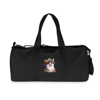 Chinchilla - Recycled Canvas Sports Bag by Stanley/Stella - black - Front