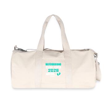 Beförderung zum Opa 2026 - Recycelte Canvas-Sporttasche von Stanley/Stella - Naturweiß - Vorne