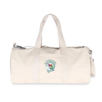 Neige luge love dessin humour - Sac de sport en toile recyclée Stanley/Stella - blanc naturel - Devant