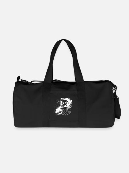 Surfing - Recycled Canvas Sports Bag by Stanley/Stella - black