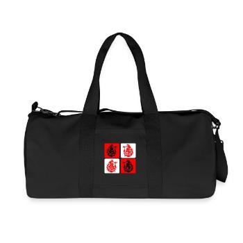 Fire brigade – courage in action - Recycled Canvas Sports Bag by Stanley/Stella - black - Front