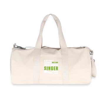 Singer Parent - Recycled Canvas Sports Bag by Stanley/Stella - natural - Front
