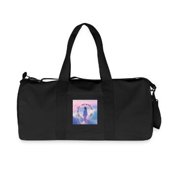 Mentally Somewhere Else – Aesthetic Dreamscape - Recycled Canvas Sports Bag by Stanley/Stella - black - Front
