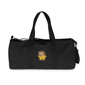 Sternigel - Recycelte Canvas-Sporttasche von Stanley/Stella - Schwarz - Vorne