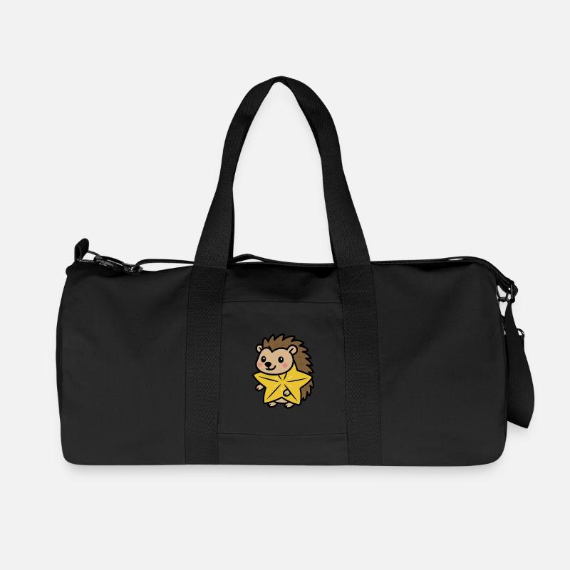 Sternigel - Recycelte Canvas-Sporttasche von Stanley/Stella - Schwarz