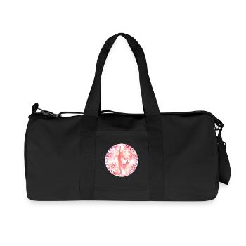 SKATE AND BLOOM - Recycelte Canvas-Sporttasche von Stanley/Stella - Schwarz - Vorne