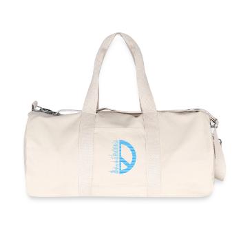Pacifica - Paix - Sac de sport en toile recyclée Stanley/Stella - blanc naturel - Devant