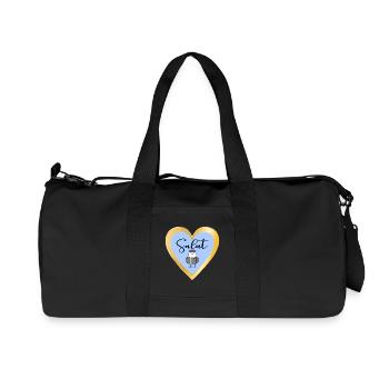 Seagull Salut in France - Recycled Canvas Sports Bag by Stanley/Stella - black - Front