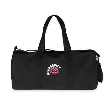 Neurospicy – Neurodivergent T-Shirt with Chilli - Recycled Canvas Sports Bag by Stanley/Stella - black - Front
