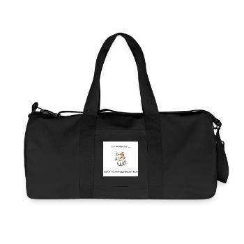Everything for your cat - Recycled Canvas Sports Bag by Stanley/Stella - black - Front