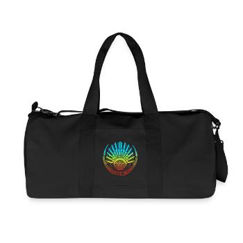 aztec Maya kalender Inka - Recycelte Canvas-Sporttasche von Stanley/Stella - Schwarz - Vorne