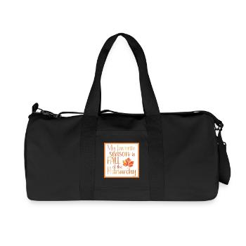 Favorite season fall of the patriarchy - poster - Recycled Canvas Sports Bag by Stanley/Stella - black - Front