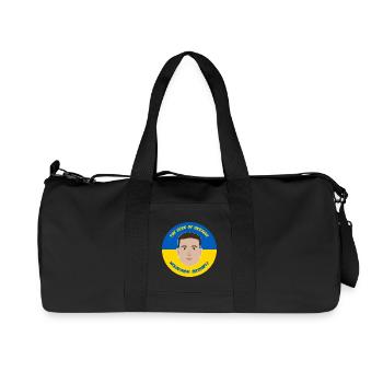 Selenskyj Ukraine - Recycelte Canvas-Sporttasche von Stanley/Stella - Schwarz - Vorne