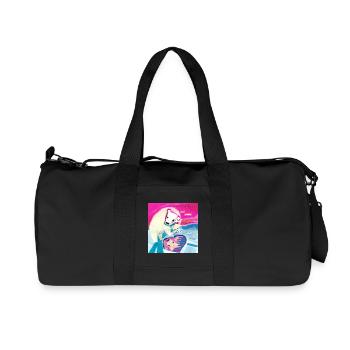 Affiche du profil d’Eisbaer - Sac de sport en toile recyclée Stanley/Stella - noir - Devant