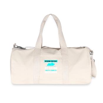 Prévisions du week-end Jet Ski Pas de travaux ménagers - Sac de sport en toile recyclée Stanley/Stella - blanc naturel - Devant