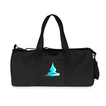 Water Drops | Water | Nature - Recycled Canvas Sports Bag by Stanley/Stella - black - Front