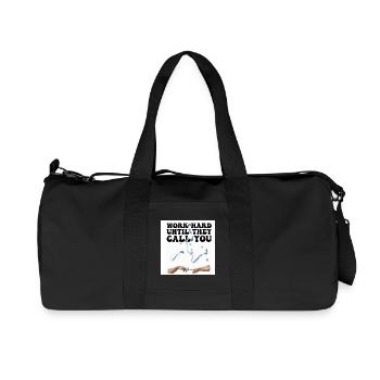 Motivation Work Money - Recycled Canvas Sports Bag by Stanley/Stella - black - Front