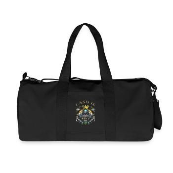 Le roi de la conception graphique de l’argent - Sac de sport en toile recyclée Stanley/Stella - noir - Devant
