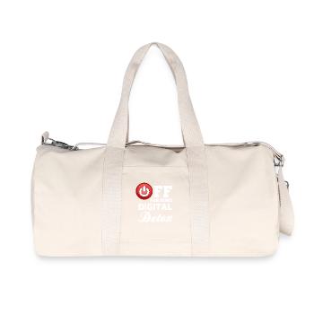 Digital Detox Off - Recycled Canvas Sports Bag by Stanley/Stella - natural - Front