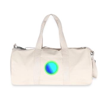 Celestial Blue Constellation Design - Recycled Canvas Sports Bag by Stanley/Stella - natural - Front