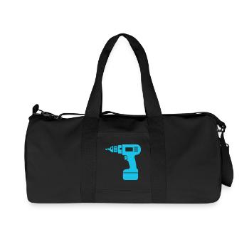 Drill - Recycled Canvas Sports Bag by Stanley/Stella - black - Front