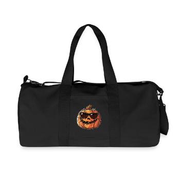 Citrouille d'Halloween cool - Sac de sport en toile recyclée Stanley/Stella - noir - Devant