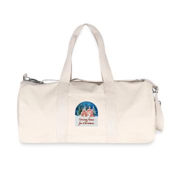 Driving home for christmas - Recycled Canvas Sports Bag by Stanley/Stella - natural - Front