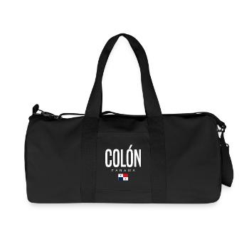Colón Panama Panamanian - Recycled Canvas Sports Bag by Stanley/Stella - black - Front