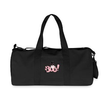 Little Pink Ghost - Recycled Canvas Sports Bag by Stanley/Stella - black - Front