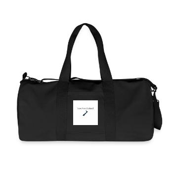 Love New Zealand Silhouette - Sac de sport en toile recyclée Stanley/Stella - noir - Devant