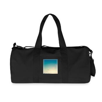 Ciel - Sac de sport en toile recyclée Stanley/Stella - noir - Devant