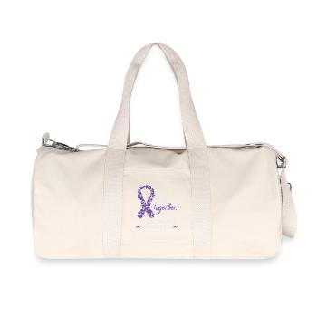 Forts ensemble contre la maladie d’Alzheimer - Sac de sport en toile recyclée Stanley/Stella - blanc naturel - Devant