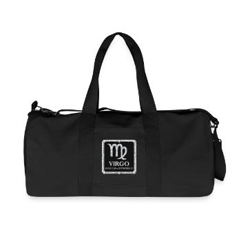 Signe du zodiaque Vierge - Sac de sport en toile recyclée Stanley/Stella - noir - Devant
