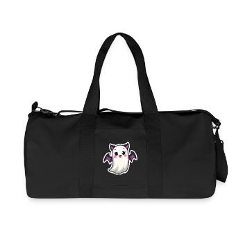 Halloween Bat Ghost - Recycled Canvas Sports Bag by Stanley/Stella - black - Front