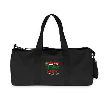 Équipage de Noël - Sac de sport en toile recyclée Stanley/Stella - noir - Devant