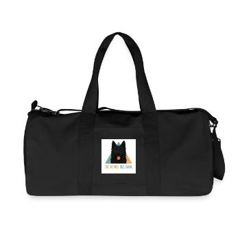 Be Kind Be Bak Dog Design - Recycled Canvas Sports Bag by Stanley/Stella - black - Front