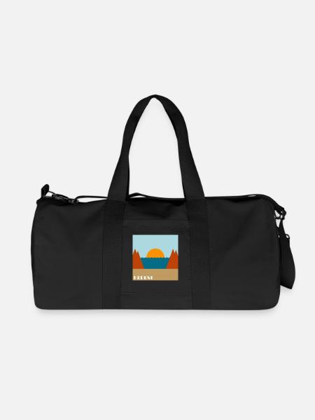 Herbst - Recycelte Canvas-Sporttasche von Stanley/Stella - Schwarz