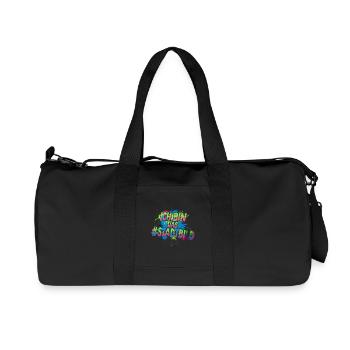 Urban_Graffiti_T-chemise - Sac de sport en toile recyclée Stanley/Stella - noir - Devant