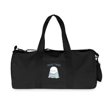 Dead Tired Ghost Cozy Mug - Recycled Canvas Sports Bag by Stanley/Stella - black - Front