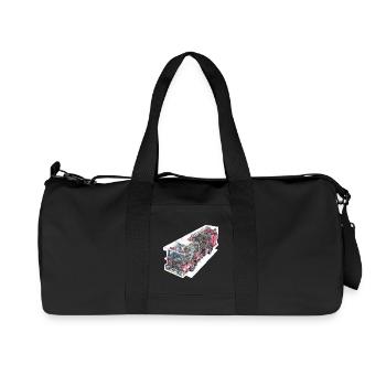 Fire Brigade Truck Detail Technology - Recycled Canvas Sports Bag by Stanley/Stella - black - Front