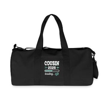 Cousin 2026 Loading Big Cousin - Recycled Canvas Sports Bag by Stanley/Stella - black - Front